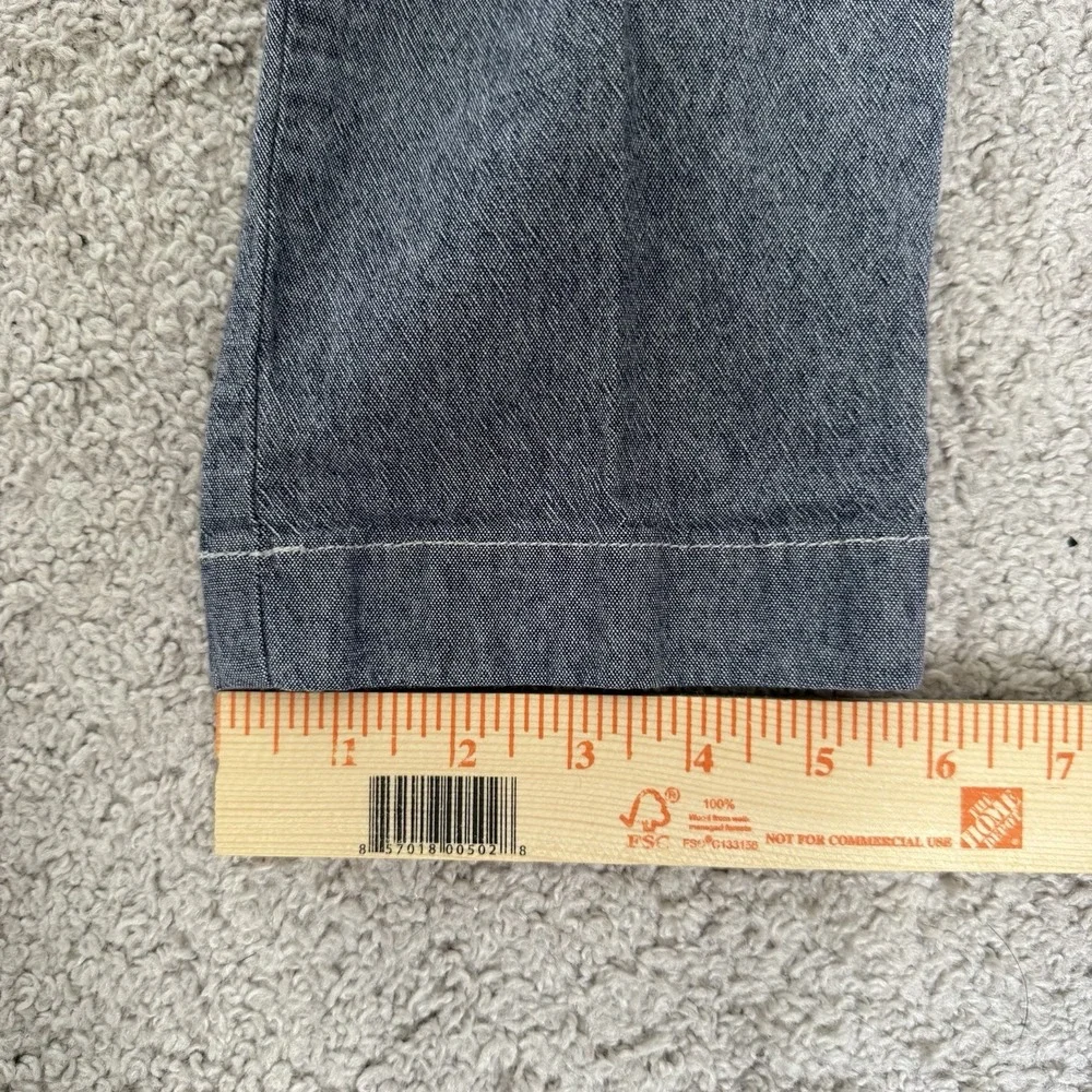J Crew Stretch‎ 484 Slim Blue Chambray Chino Pants Size W28 L 32